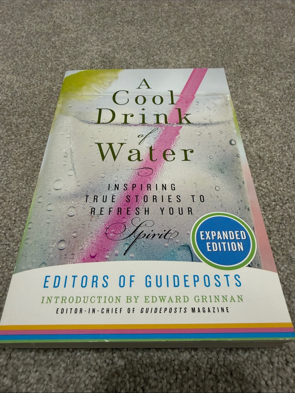 A Cool Drink of Water — Inspirational Paperback (Blue, Pink, Green)
